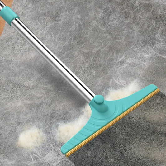 Adjustable Cat Hair Remover and Pet Cleaning Brush - Effective Tool for Carpet Hair Removal
